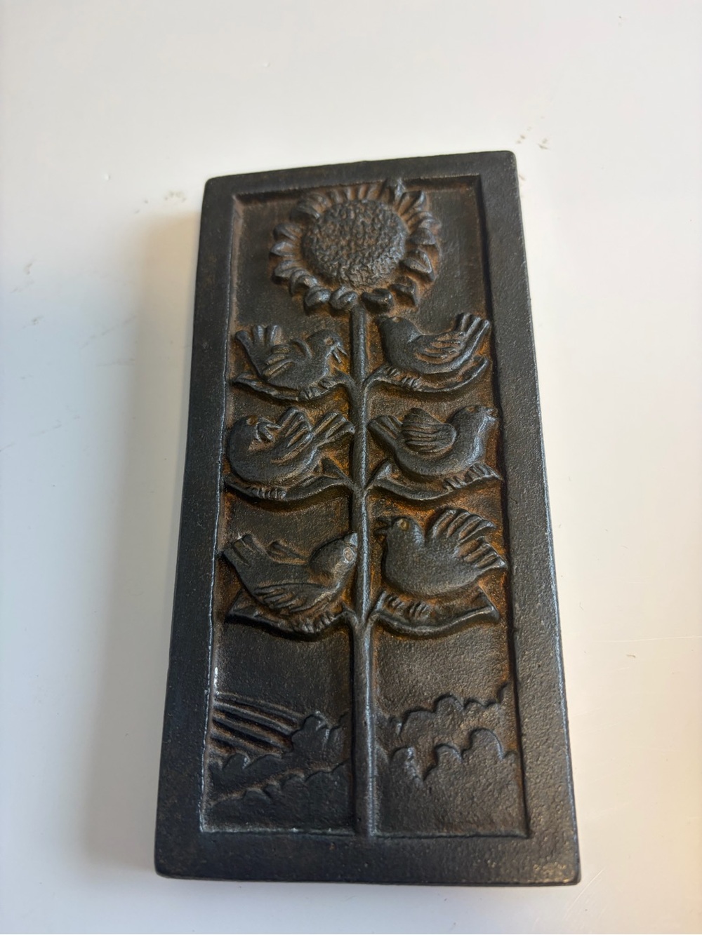 carruth studio Sunflower Tree Iron Plaque